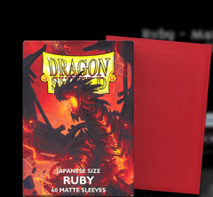 Dragon Shield Matte Japanese Size - Ruby (60 ct.)